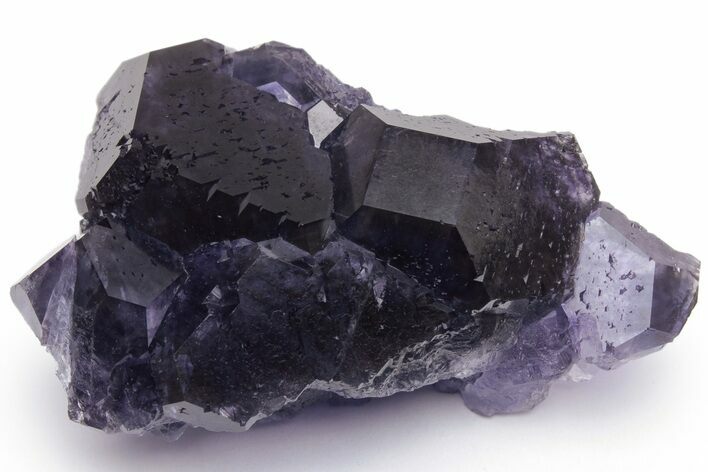 Purple Cube-Dodecahedron Fluorite Cluster - China #226161